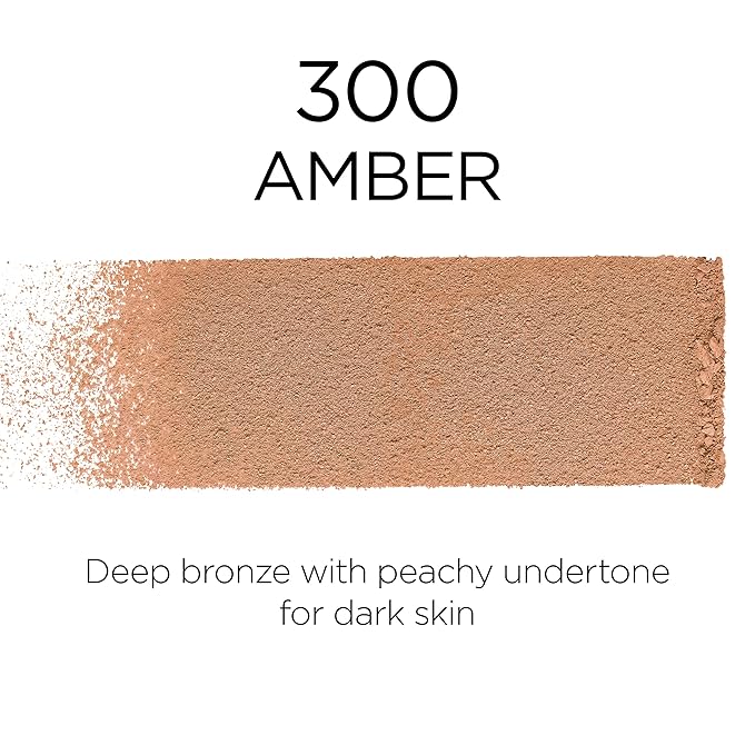 L'Oreal Paris Makeup Infallible Fresh Wear Foundation in a Powder, Up to 24H Wear, Waterproof, Amber, 0.31 oz.