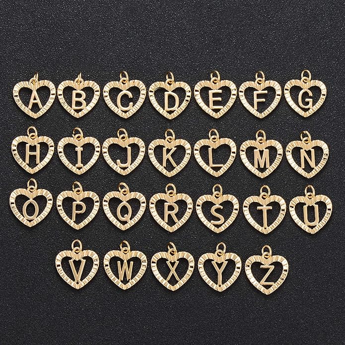 YANODA Gold Initial Pendant Necklace Anklet Bracelet for Women 14K Gold Plated Figaro Chain Letter Initial Heart Necklace Anklets Alphabet Foot Jewelry Personalized Jewelry for Women