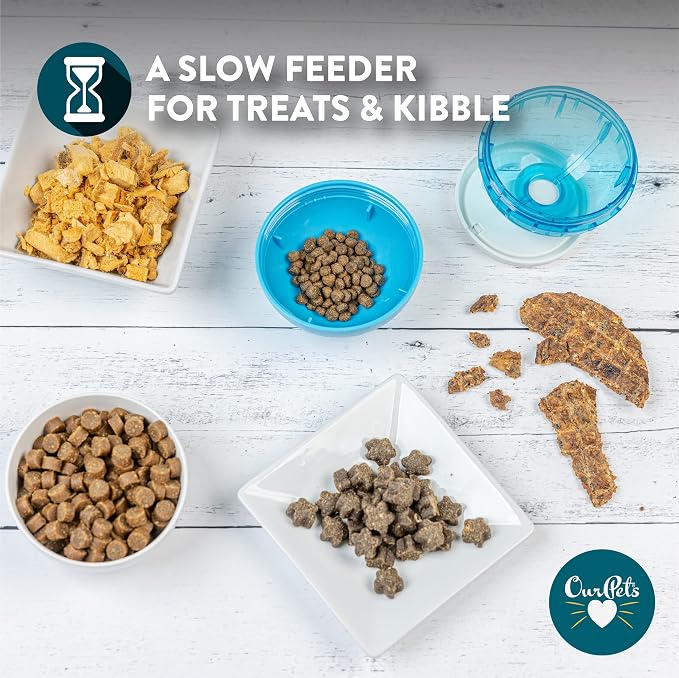 OurPets IQ Treat Ball Food Dispensing Dog Toy, Interactive Puzzle, Assorted | Food Dispensing Design