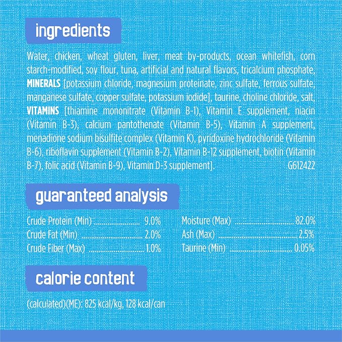 Friskies Purina Shreds with Ocean Whitefish and Tuna in Sauce Wet Cat Food - 5.5 oz. Cans (Pack of 48)