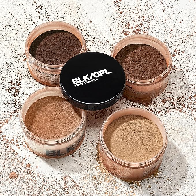 BLK/OPL TRUE COLOR Soft Velvet Finishing Powder, Deep — hypoallergenic, paraben-free, and cruelty-free