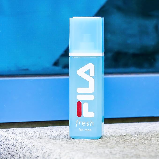 FILA Fresh - Cologne for Men with Amber Fougere, Bergamot, Sage, and Vetiver - Mens Cologne for Day or Night Wear - Day and Night Aroma - 3.4 oz