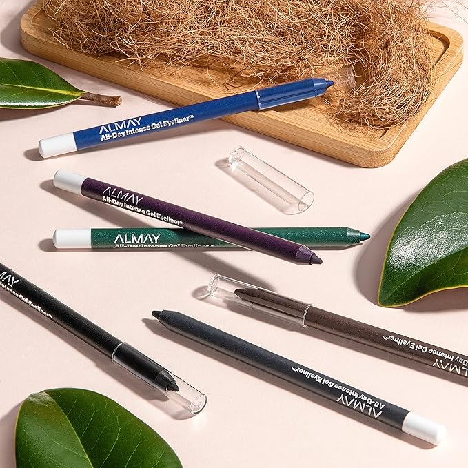 Almay All-Day Eyeliner Pencil, Hypoallergenic, Cruelty-Free, Oil-Free, Fragrance-Free, Ophthalmologist Tested, Long Wearing and Water Resistant (Packaging May Vary), 150 Evergreen, 0.01 oz