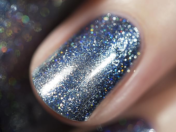 ILNP Arctic Lights - Icy Blue Holographic Metallic Nail Polish