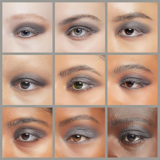 IS'MINE ISMINE Single Eyeshadow Powder Palette Matte Grey, High Pigment, Longwear Single Grey Eye Makeup for Day & Night (#03)