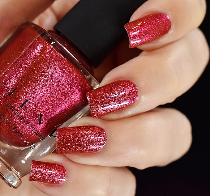 ILNP Love Me Not - Cardinal Red Ultra Metallic Bright Nail Polish
