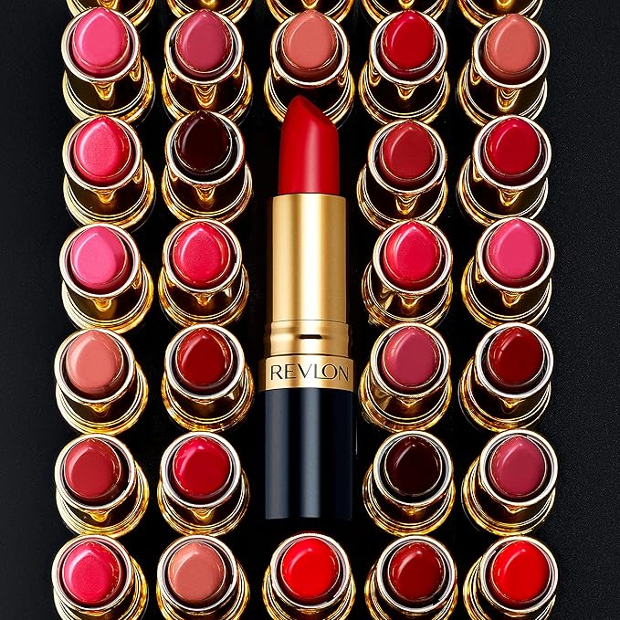 Revlon Super Lustrous Lipstick, Creamy Formula For Soft, Fuller-Looking Lips, Moisturized Feel, 028 Cherry Blossom, 0.15 oz