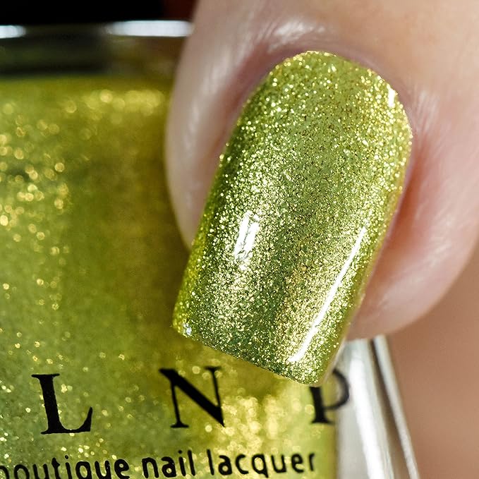 ILNP Short Circuit - Radiant Yellow-Green Ultra Metallic Bright Nail Polish