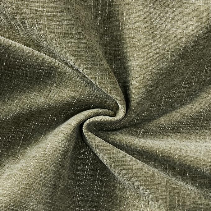 Ohocut Sage Green Scalloped Pillow Cover Pack of 2 Spring Chenille Decorative Throw Pillow Covers 20x20 Cute Boho Couch Pillow Covers Aesthetic Funky Preppy Pillow Cases for Sofa Living Room