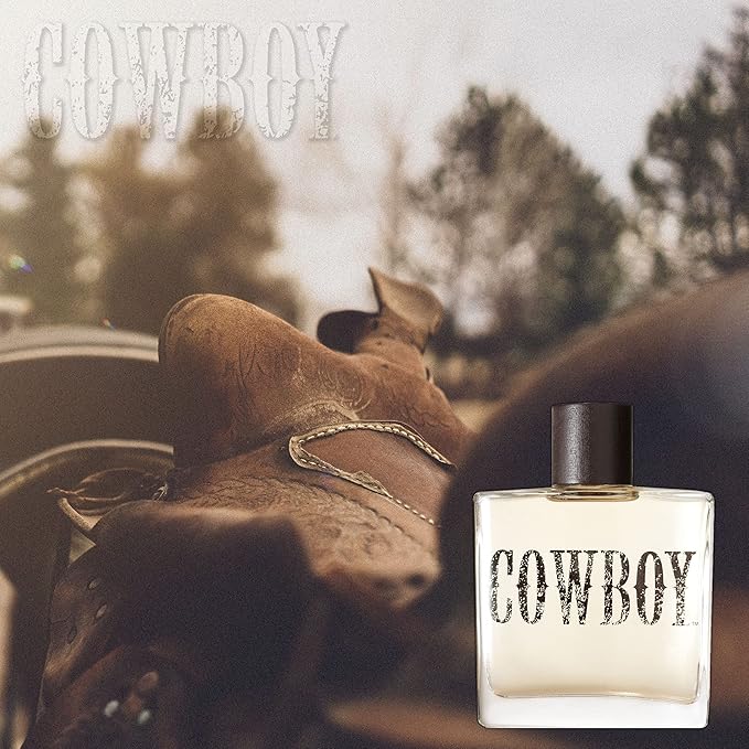 Tru Western Cowboy Men’s Cologne Spray, Woody, Spicy, Earthy Scent with Juniper, Fresh Moss, Pepper, Sage & Mahogany Woods, 3.4 fl oz (100 ml)