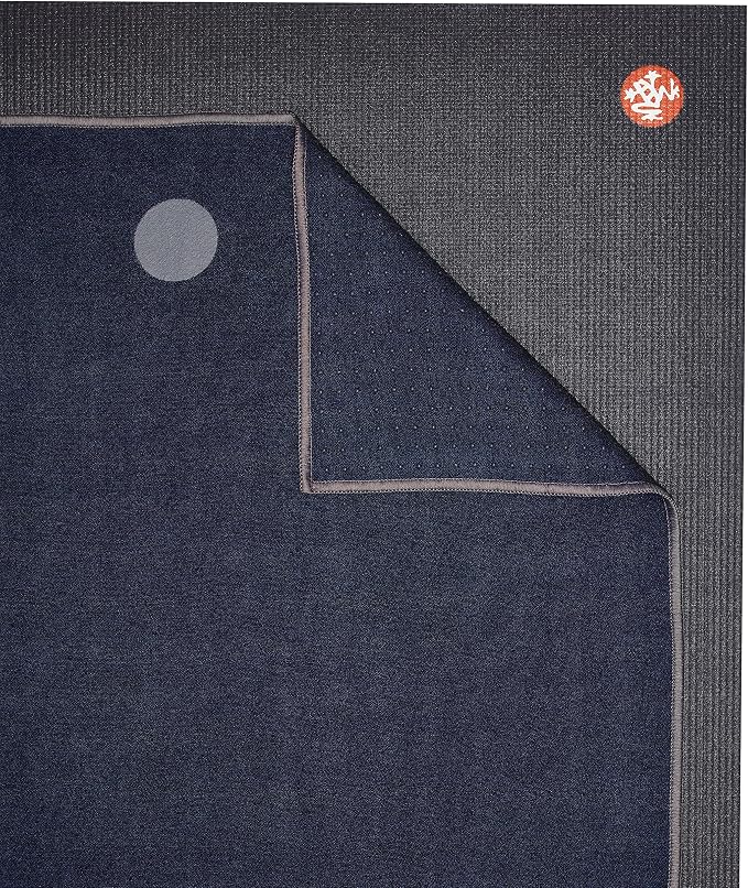 Manduka unisex adult Yoga Yogitoes Towel, Midnight, 79 x 24 US